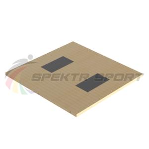 Купить Помост тяжелоатлетический 3х3х0,1м, рез. амортизаторы 1х0,5х0,04м в Короче 