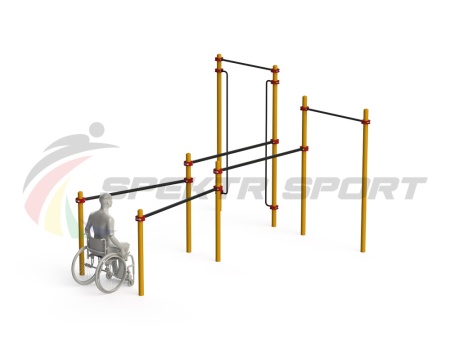 Купить Спортивный комплекс для инвалидов-колясочников WRK-D19_76mm в Короче 