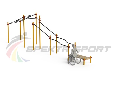 Купить Спортивный комплекс для инвалидов-колясочников WRK-D22_76mm в Короче 